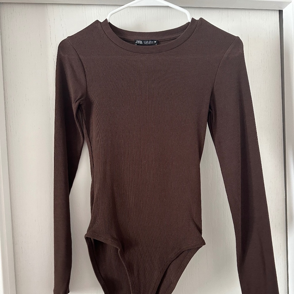 Zara Brown Bodysuit